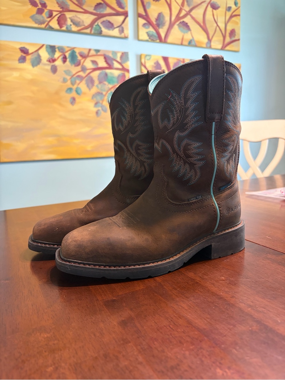 Ariat Krista Waterproof Steel Toe Work Boot